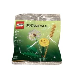 LEGO Botanicals Field Flowers 30701 Polybag 77 Pcs New Sealed Building Toy Set